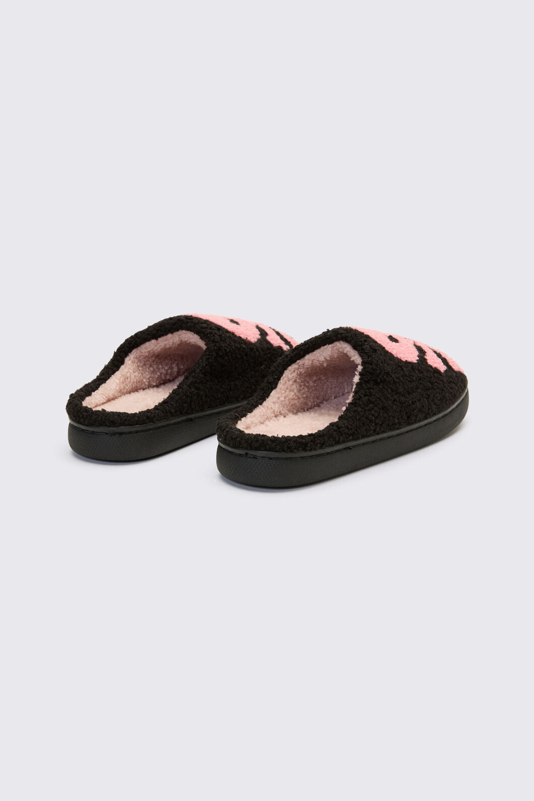 Dangerfield - Skull & Crossbone Slippers - black-pink
