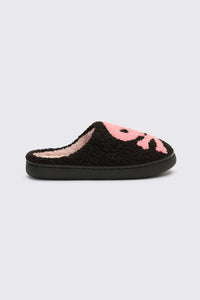 Dangerfield - Skull & Crossbone Slippers - black-pink