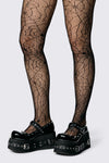 Dangerfield - Spider Web Fishnet Tights - black