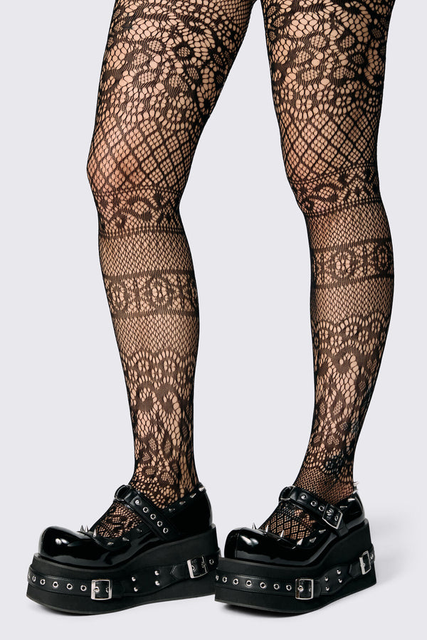 Dangerfield - Fancy Fishnet Tights - black