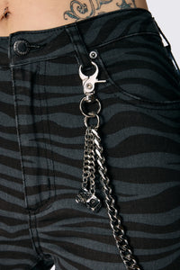 Dangerfield - Roll The Dice Jean Chain - silver
