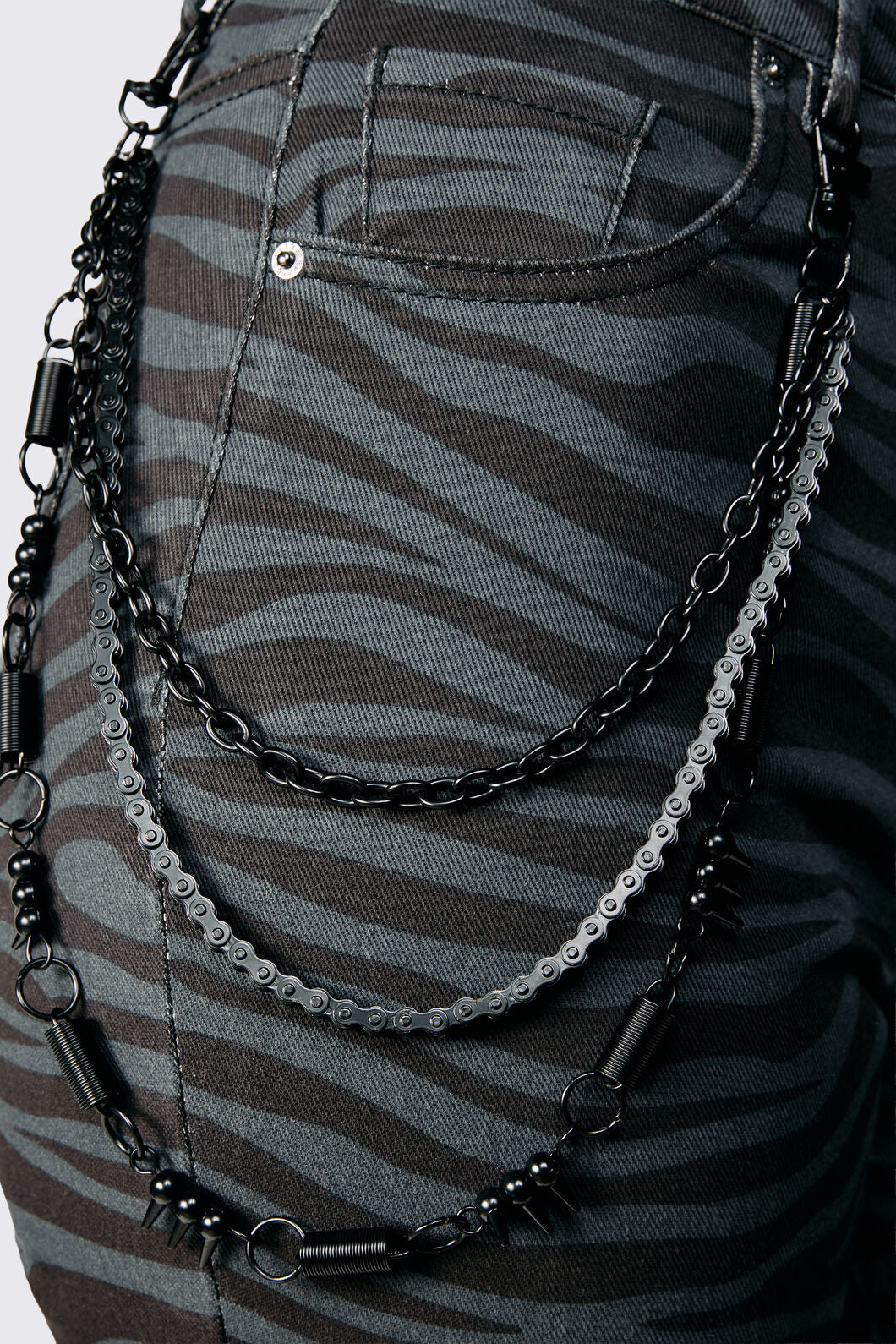 Dangerfield - Black Triple Jean Chain - black