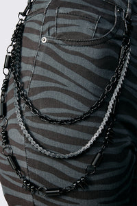 Dangerfield - Black Triple Jean Chain - black