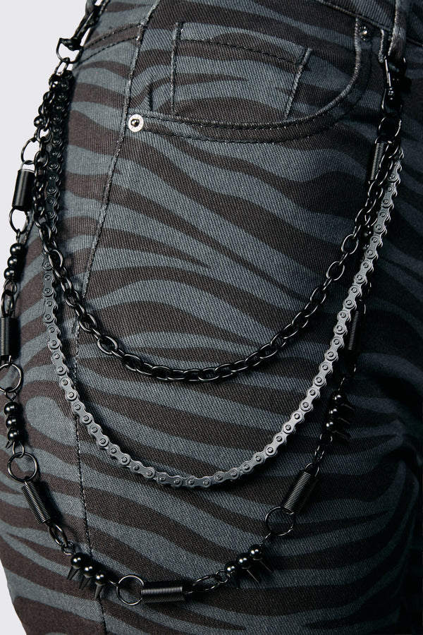 Dangerfield - Black Triple Jean Chain - black