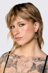 Dangerfield - Bat Dagger Earrings - silver