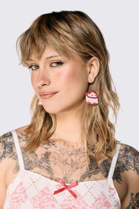 Dangerfield - Cake Earrings - pink