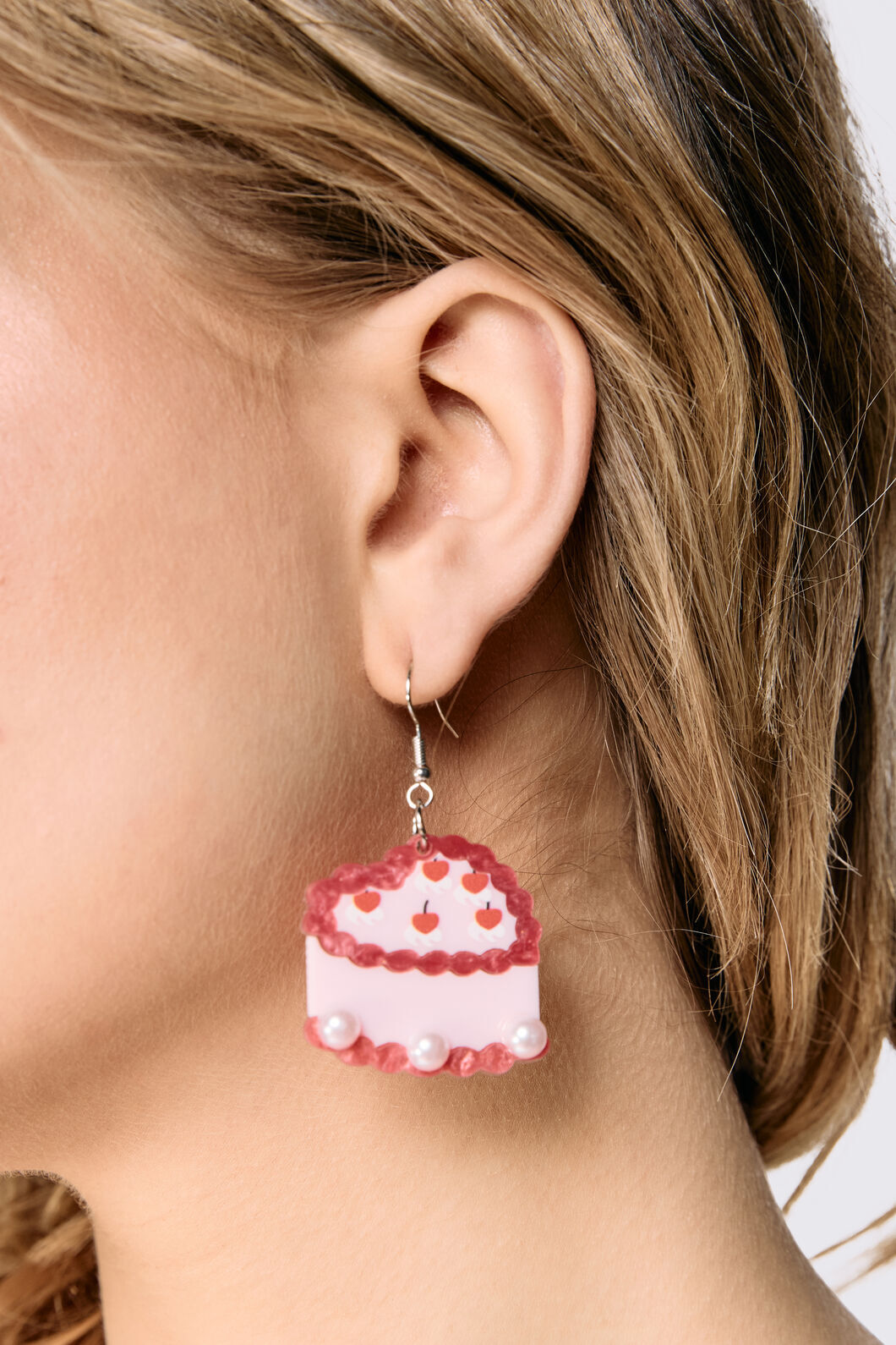 Dangerfield - Cake Earrings - pink