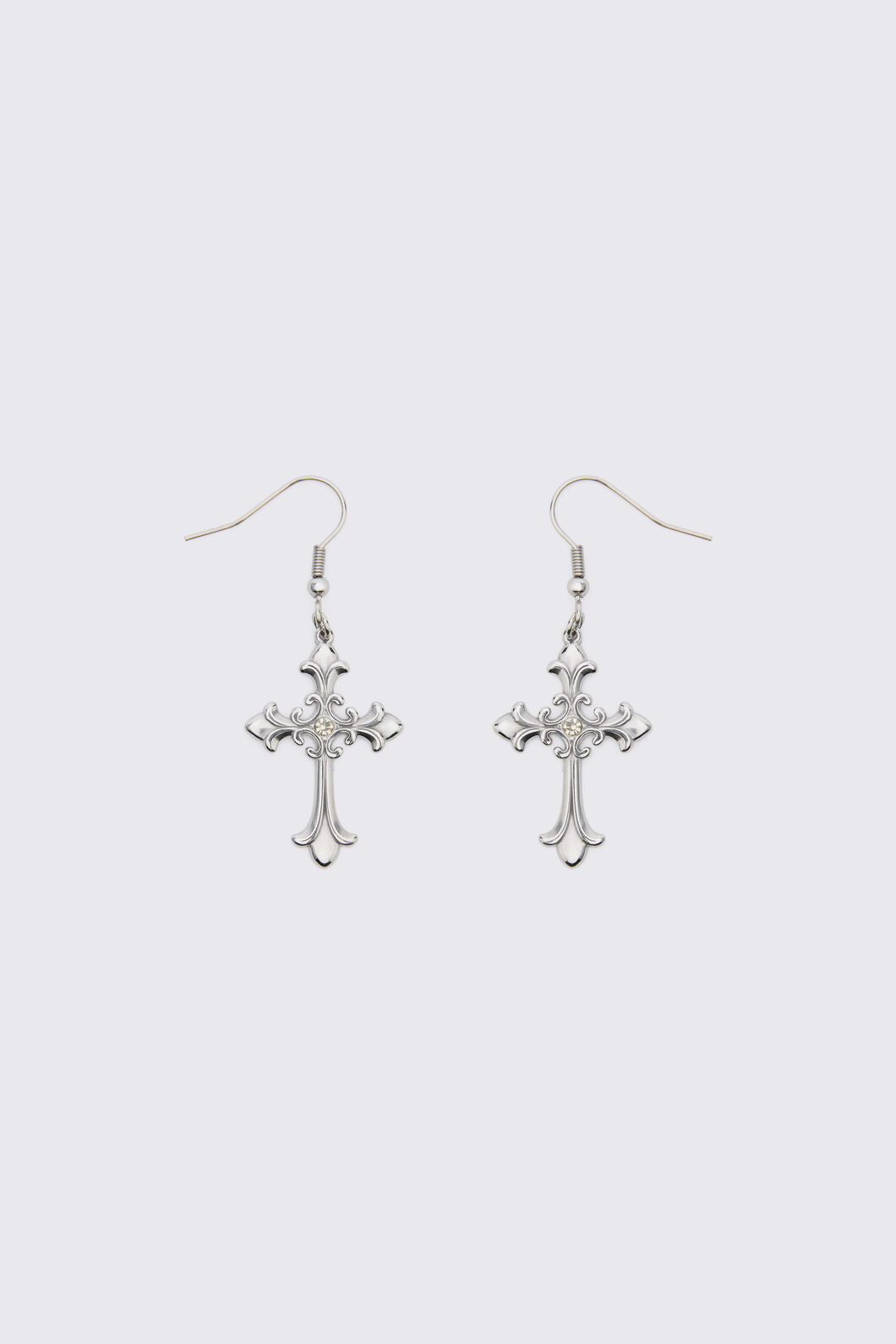 Dangerfield - Crucifix Earrings - silver