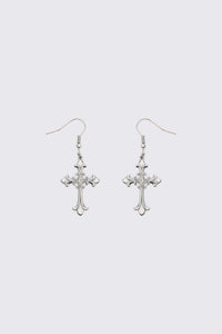 Dangerfield - Crucifix Earrings - silver