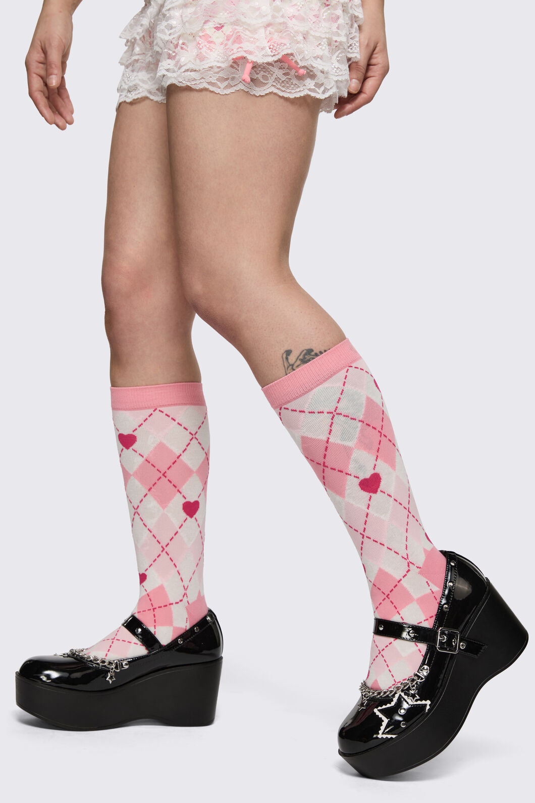 Dangerfield - Broken Rollercoaster Sock - pink