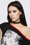 Dangerfield - Skull Stud Choker - black