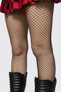 Dangerfield - Black Fishnet Tights - black