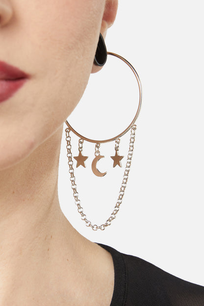 Dangerfield - Starlight Hoop Earrings - silver