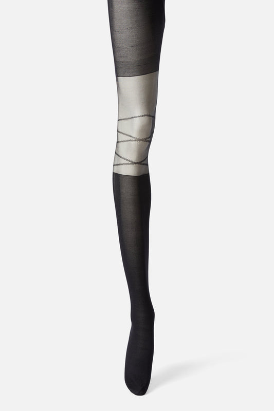 Dangerfield - Garter Look Tights - black