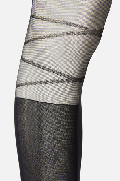 Dangerfield - Garter Look Tights - black