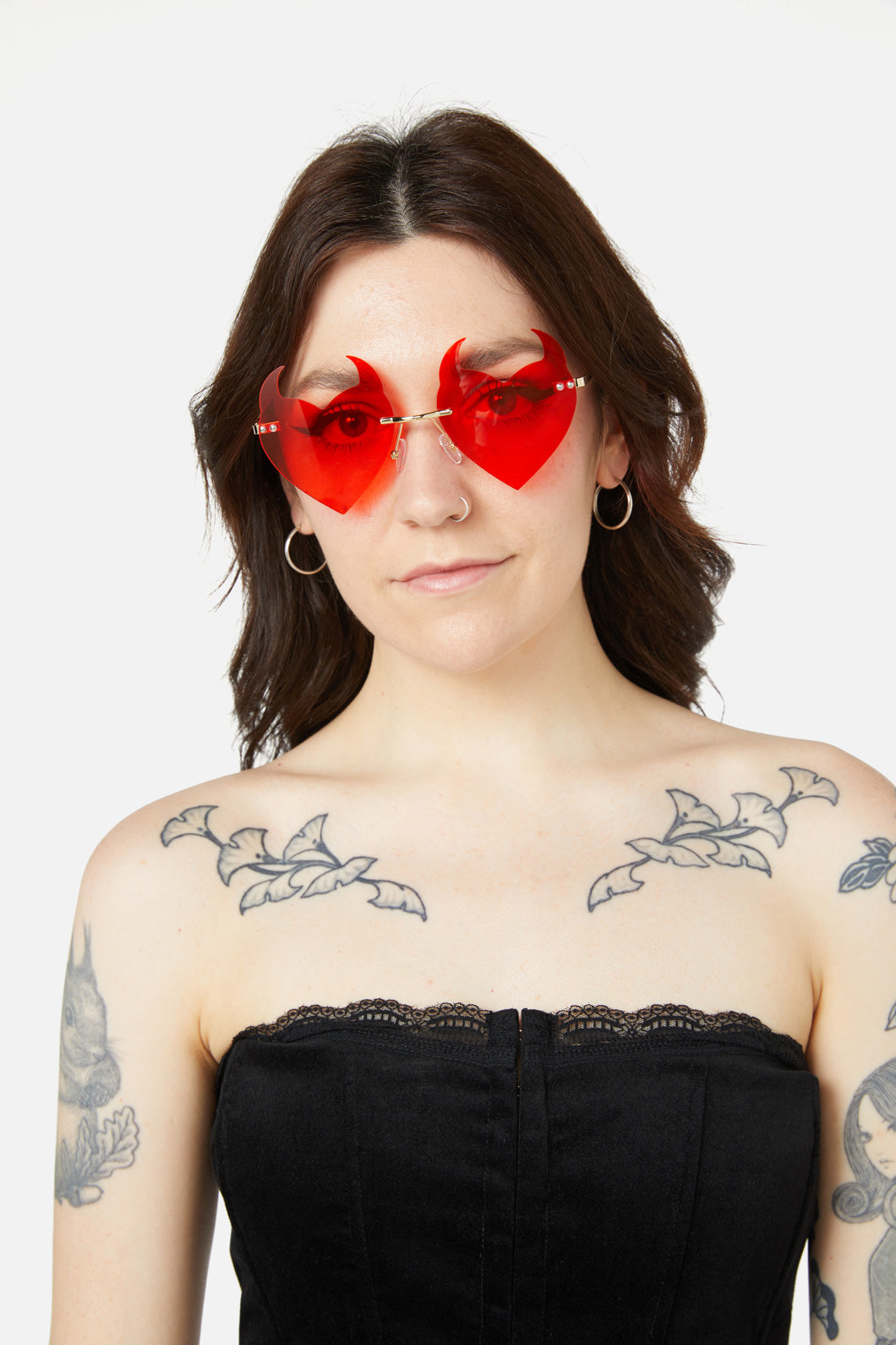 Dangerfield - Red Devil Glasses - red