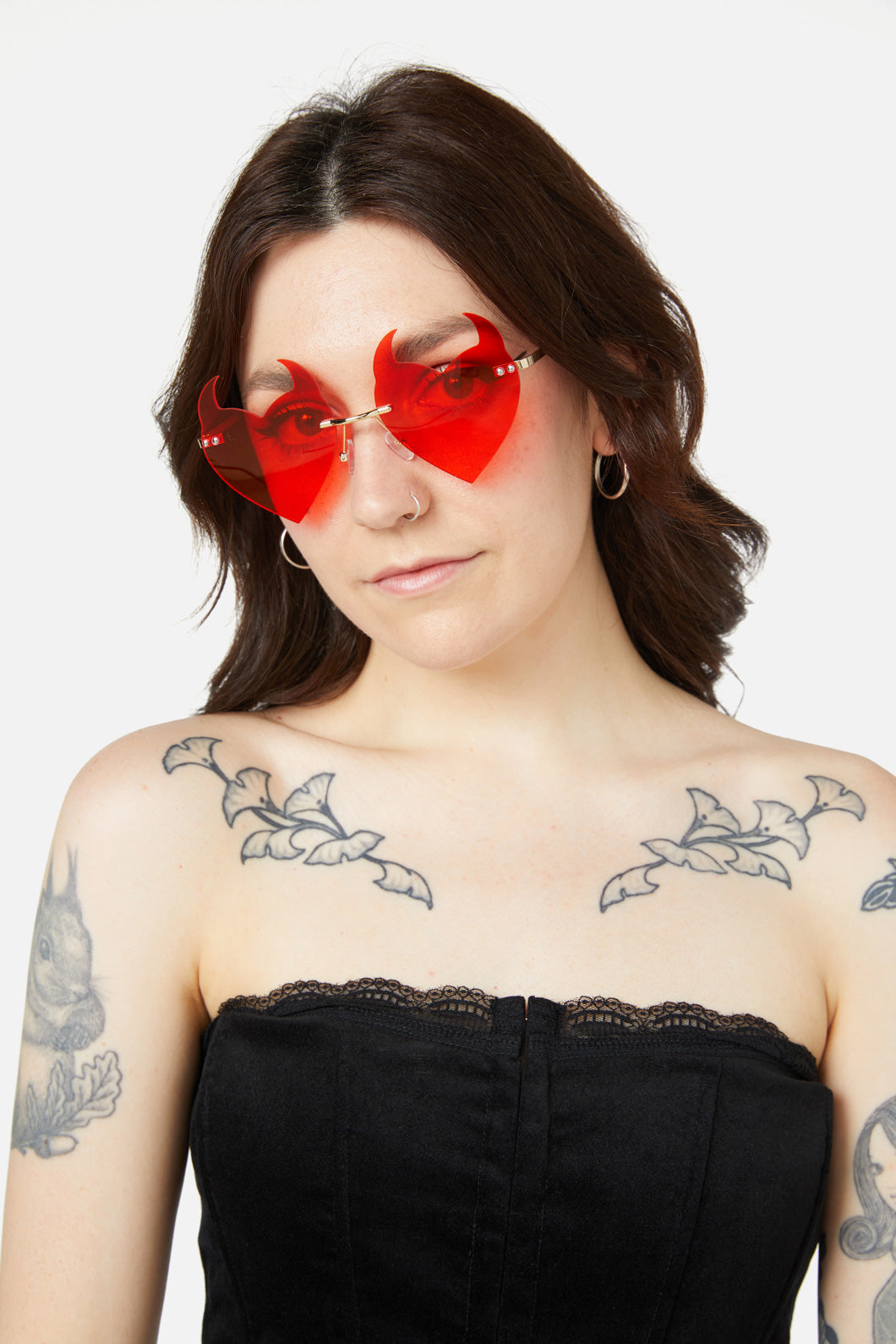 Dangerfield - Red Devil Glasses - red