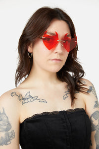 Dangerfield - Red Devil Glasses - red