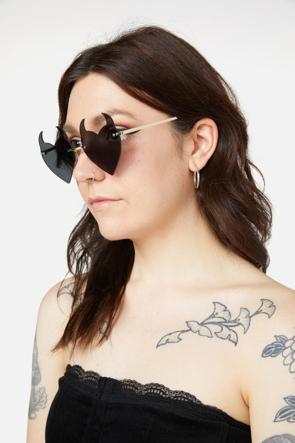 Dangerfield - Black Devil Glasses - black