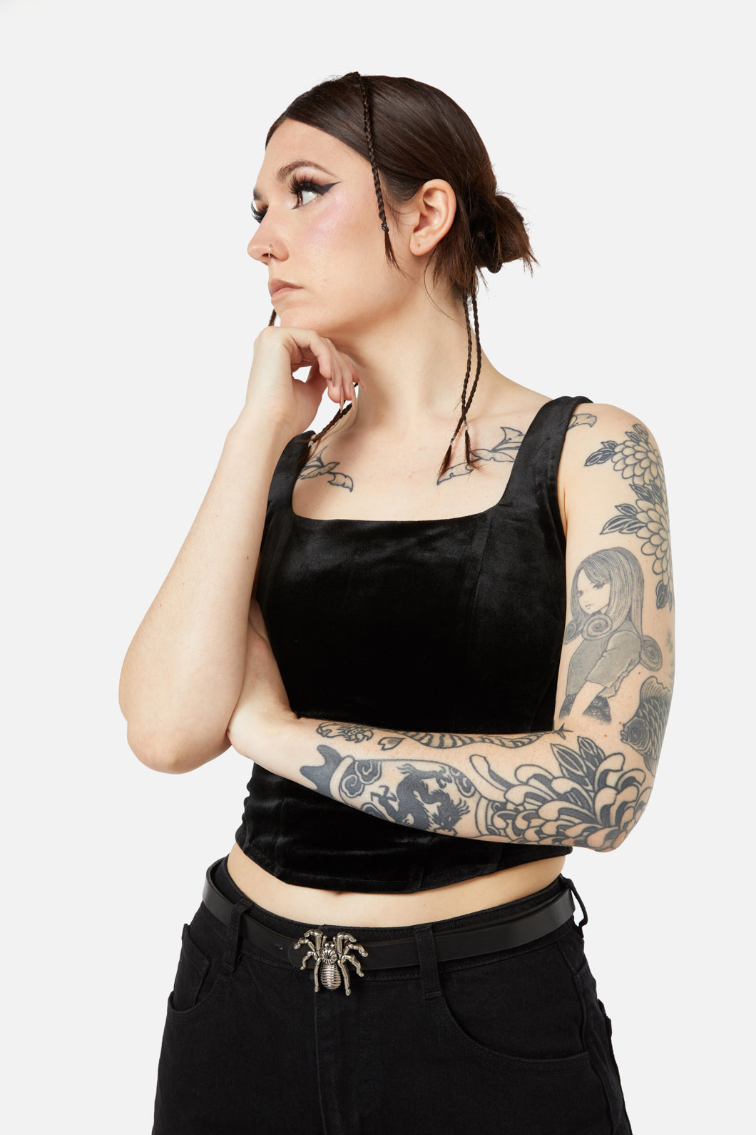 Dangerfield - Spider Buckle Belt - black