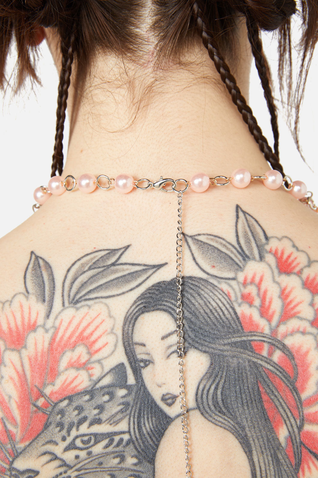 Dangerfield - Pearl Locket Choker - pink