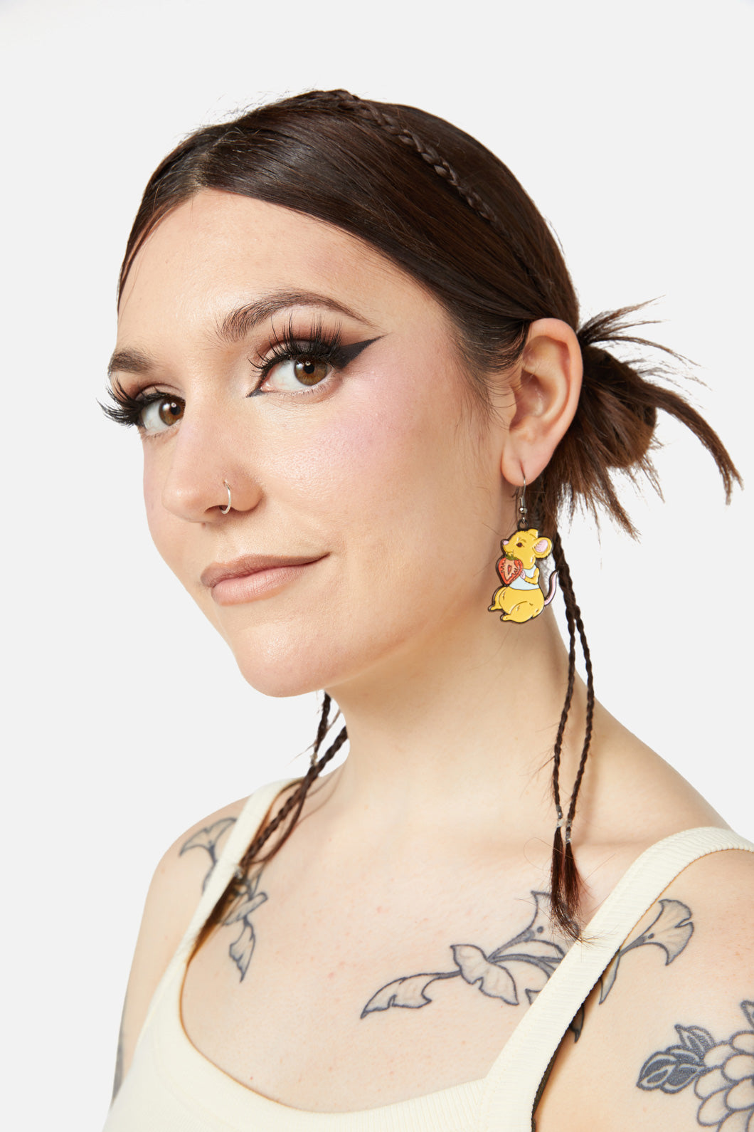 Dangerfield - Strawberry Mouse Earrings - multi
