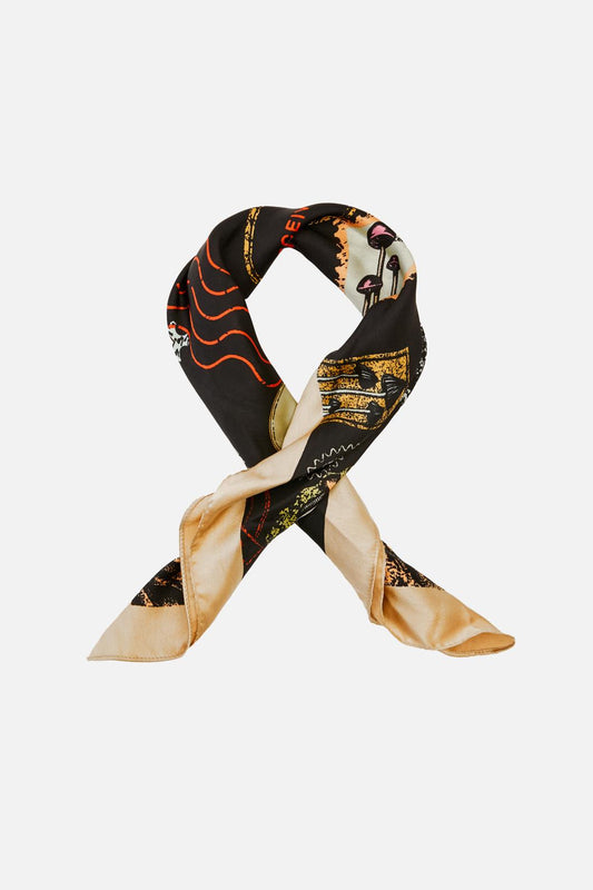 Dangerfield - Old Postal Satin Scarf - black