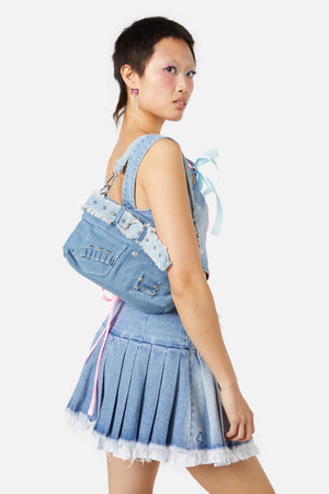 Dangerfield - Distressed Denim Bag - denim