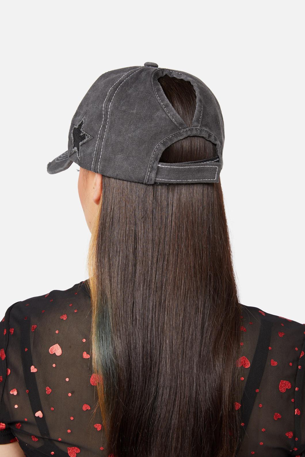 Dangerfield - Glitter Star Cap - black