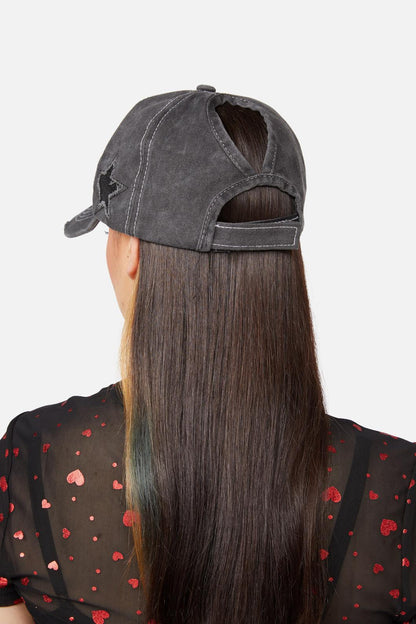 Dangerfield - Glitter Star Cap - black