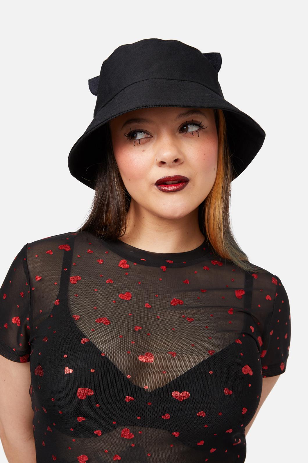 Dangerfield - Ears Bucket Hat - black