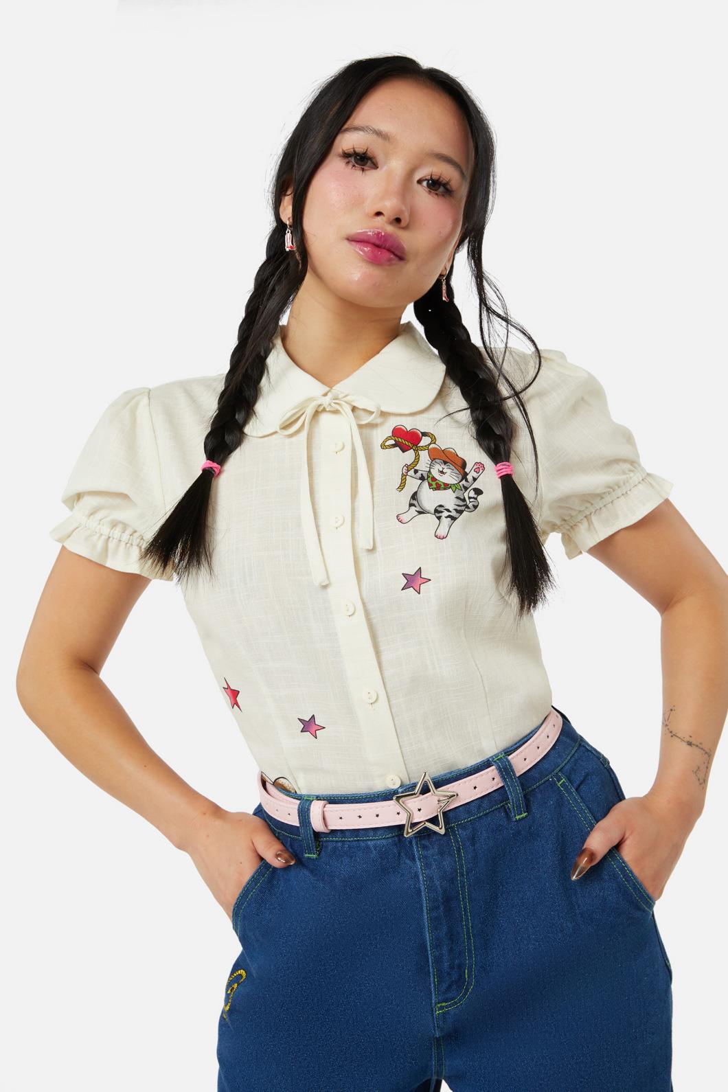 Dangerfield - Pink Star Belt - pink