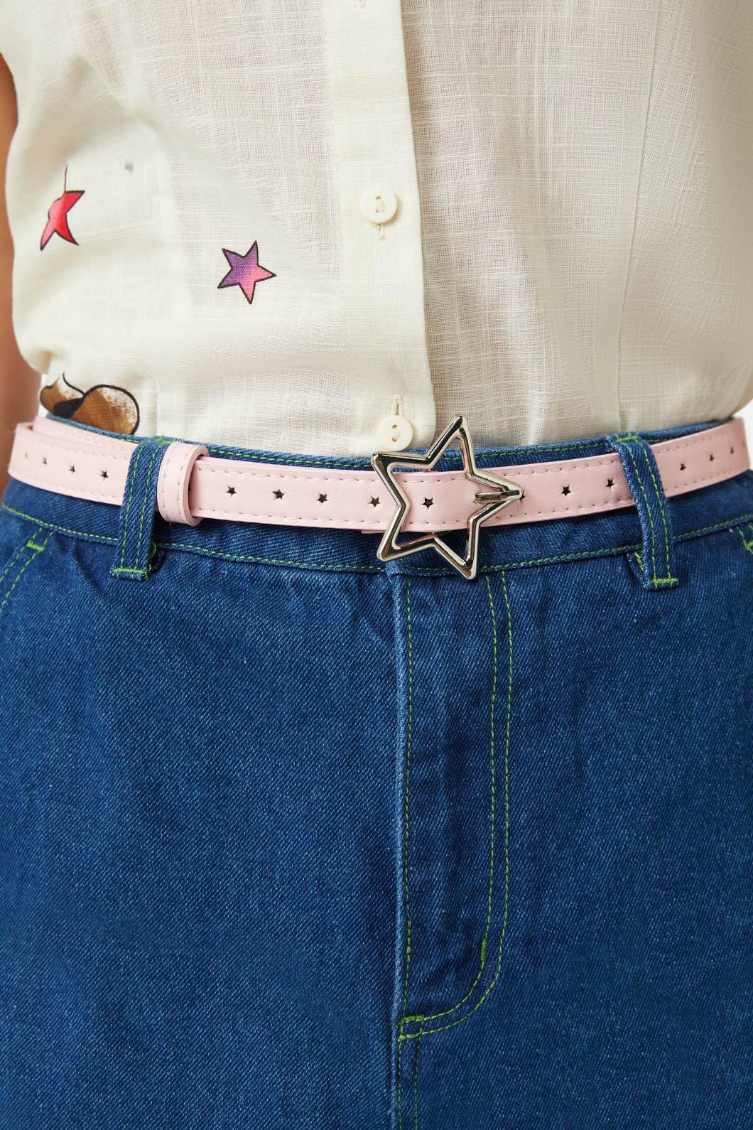 Dangerfield - Pink Star Belt - pink