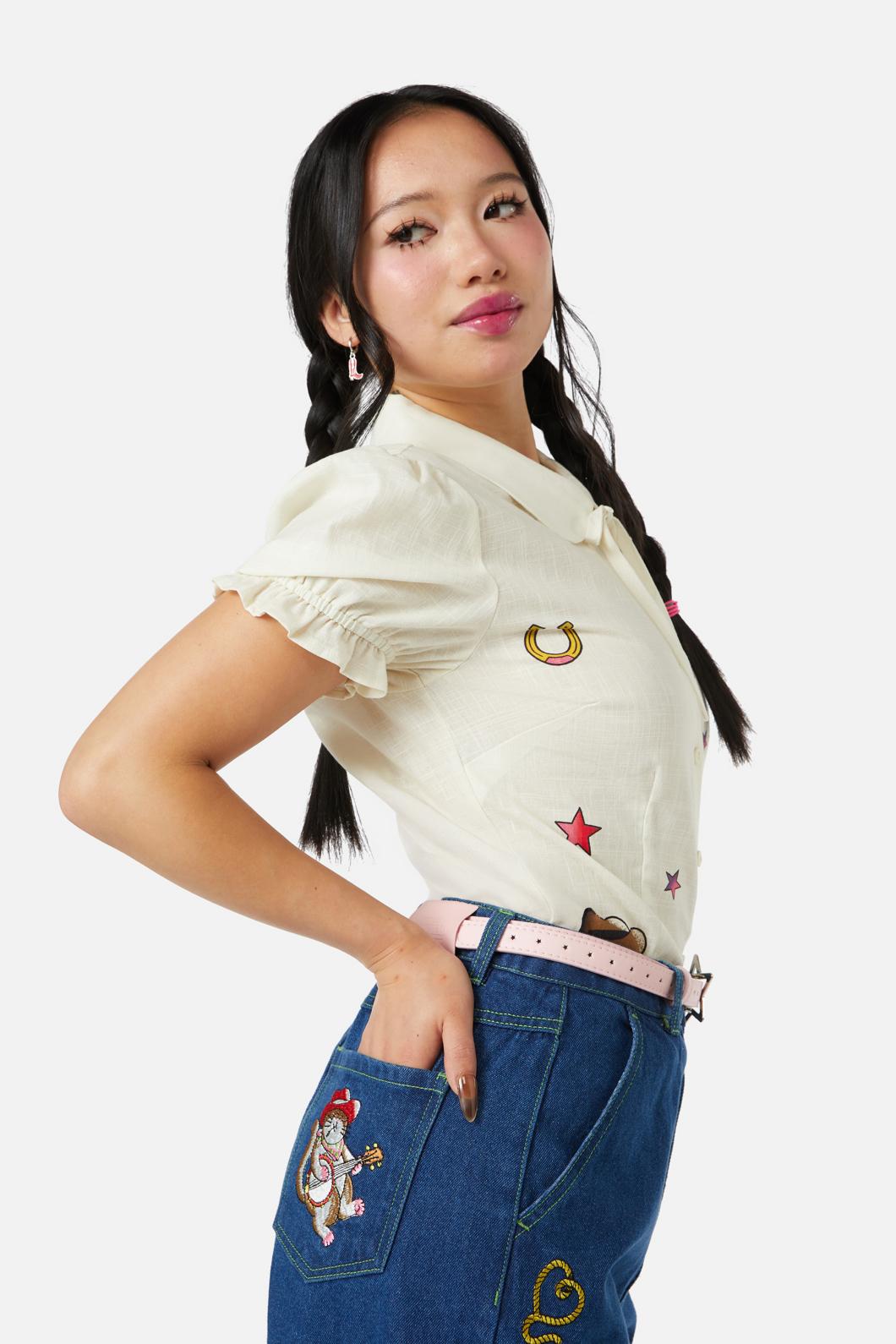 Dangerfield - Pink Star Belt - pink