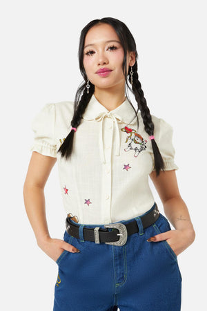 Dangerfield - Star Western Belt - black