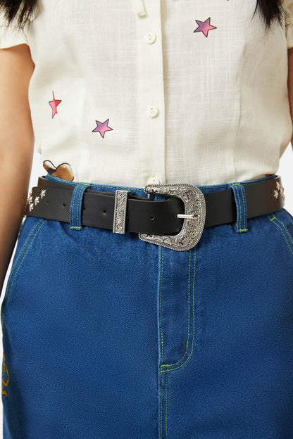 Dangerfield - Star Western Belt - black