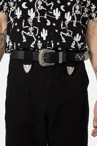 Dangerfield - Star Western Belt - black