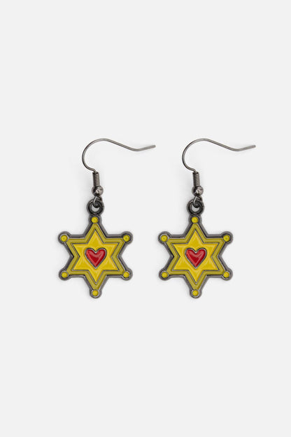Dangerfield - Sheriff Earrings - mustard