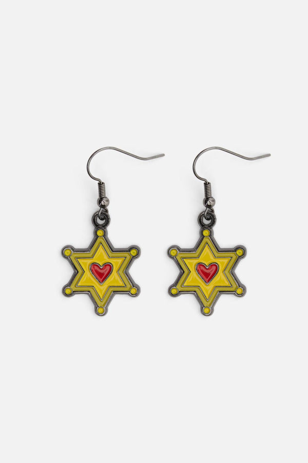 Dangerfield - Sheriff Earrings - mustard