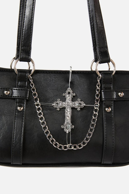 Dangerfield - Crucifix Charm Bag - black