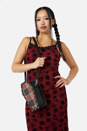 Dangerfield - Boundless Tartan Coffin Bag - black