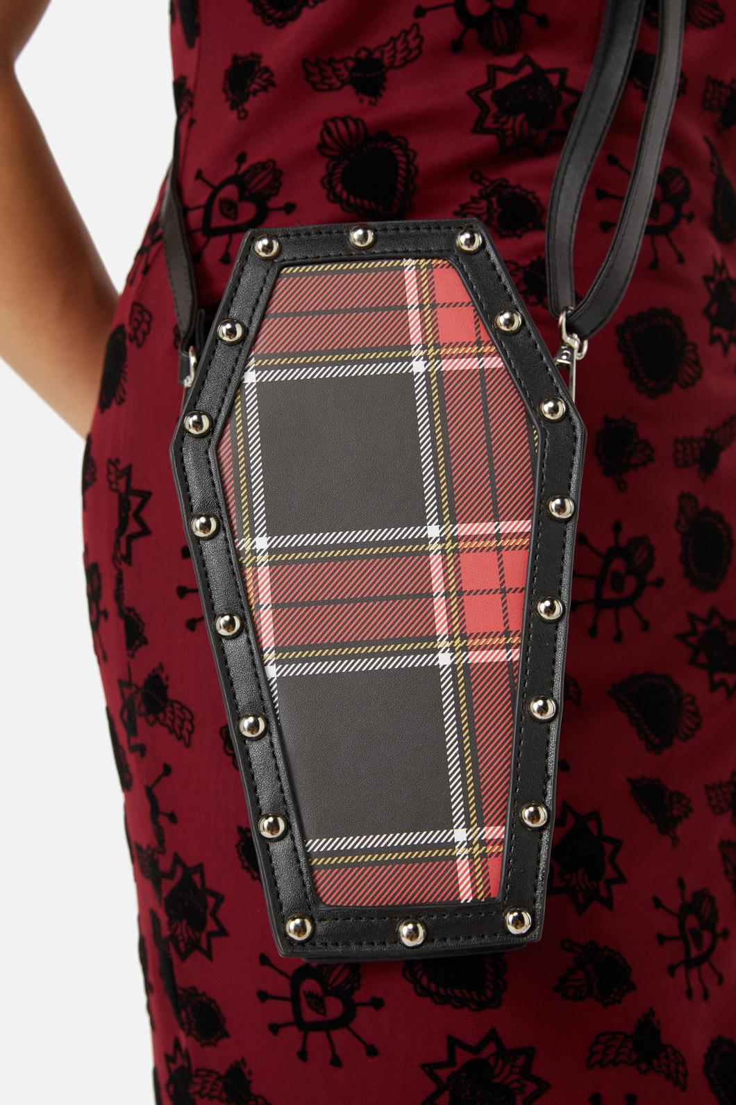 Dangerfield - Boundless Tartan Coffin Bag - black