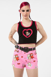 Dangerfield - Sparkle Stud Belt - black