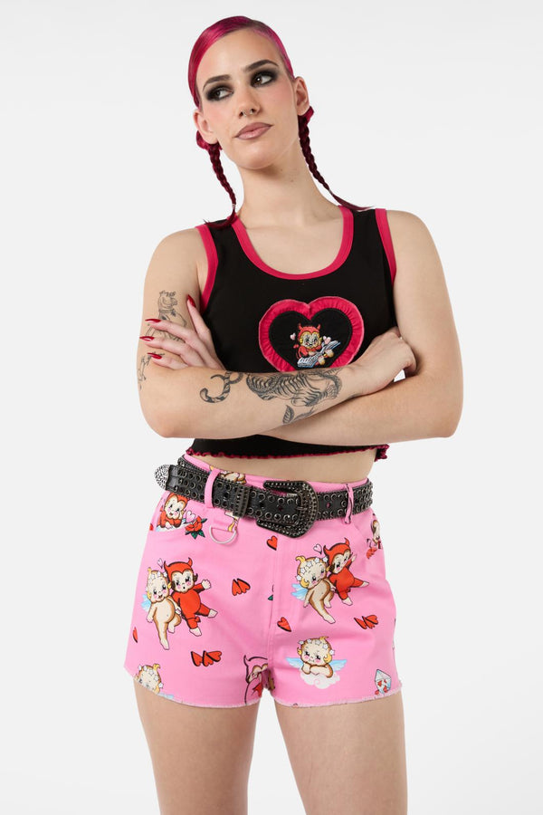 Dangerfield - Sparkle Stud Belt - black