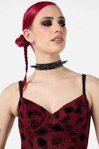 Dangerfield - Black Spike Choker - black