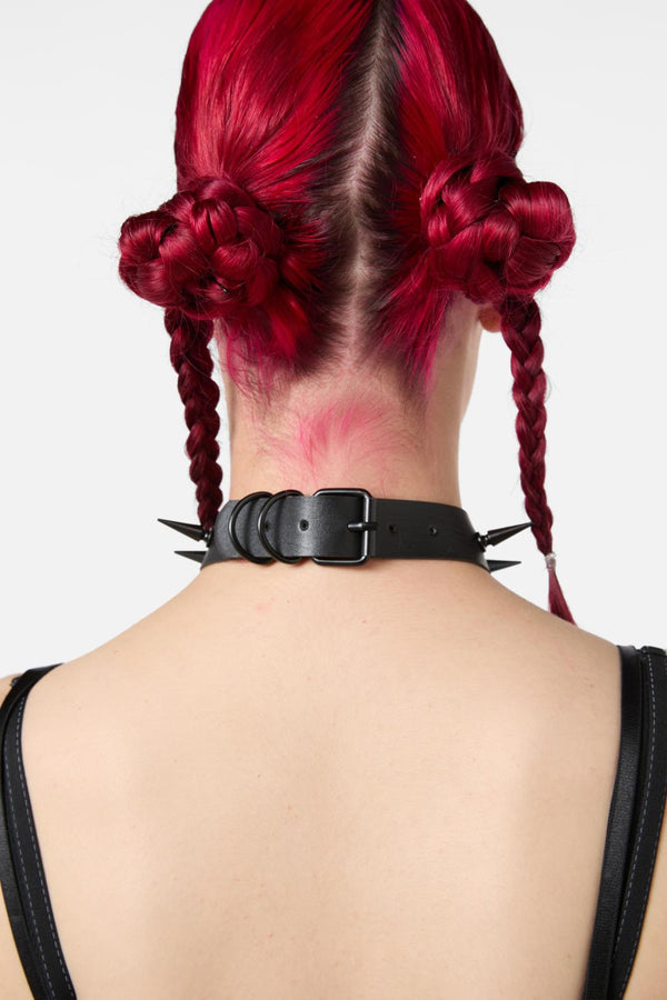 Dangerfield - Black Spike Choker - black