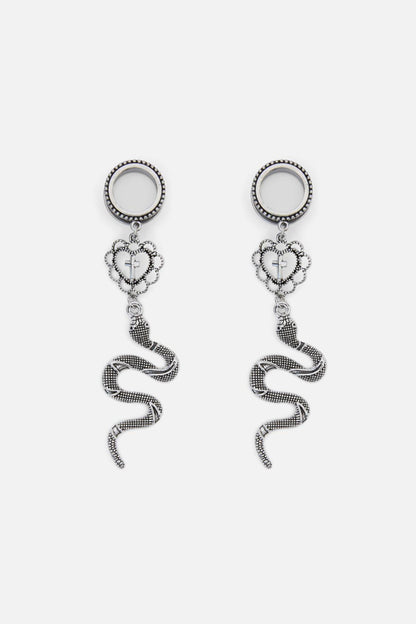 Dangerfield - Snake Tunnel Plugs - silver