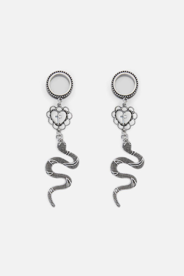 Dangerfield - Snake Tunnel Plugs - silver