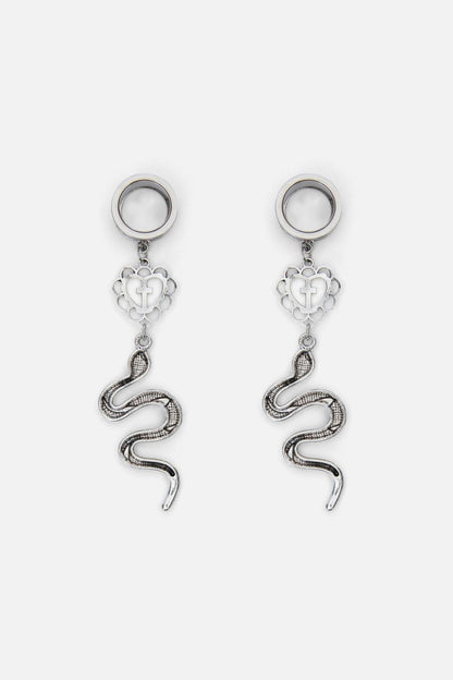 Dangerfield - Snake Tunnel Plugs - silver