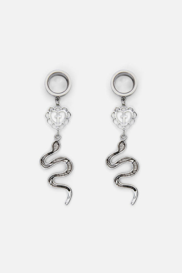 Dangerfield - Snake Tunnel Plugs - silver
